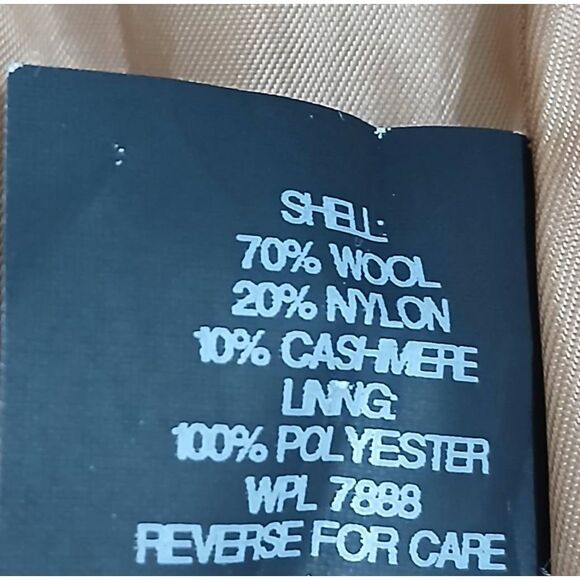 Michael kors womens small wool cashmere coat camel brown Cognac - Picture 6 of 9